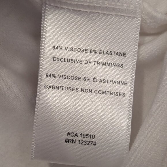 Lolë Anya White Crop Top (XL) - Picture 7 of 8